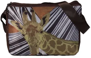 Giraffe Signature Messenger Bag - African Spalsh