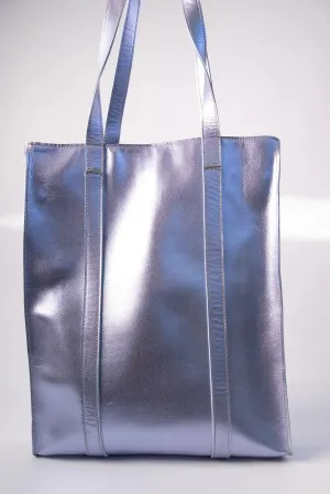 Harpers Emporium Never Full Tote in Metallic Lilac